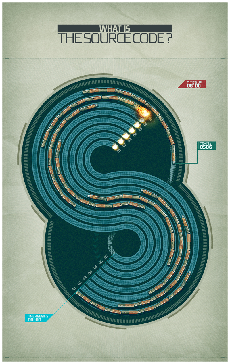Illustration for article titled Crazy infographic explains the timelines in Source Code